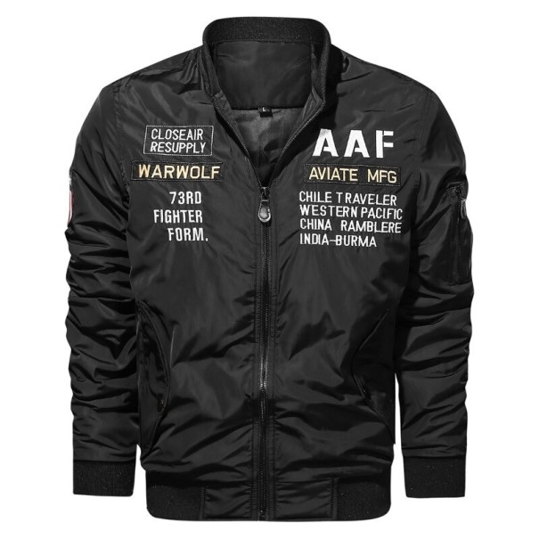 Herren-Bomberjacke F1153 schwarz XS