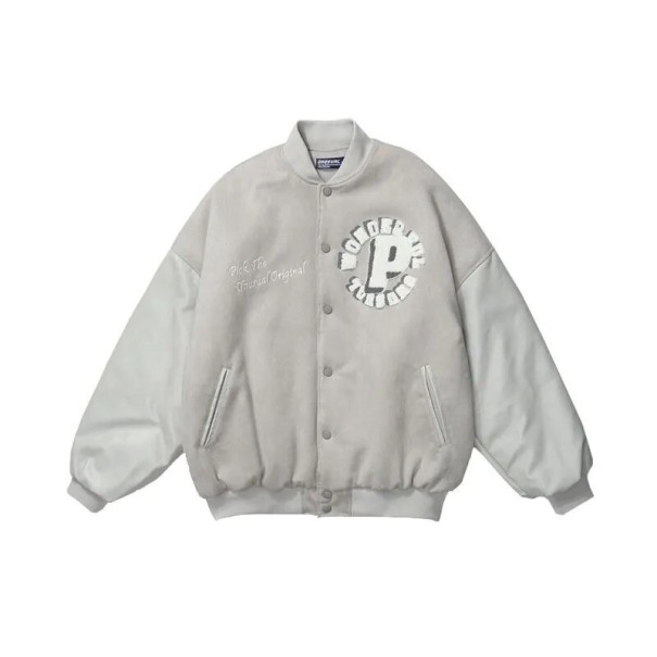 Herren-Bomberjacke F1307 grau M