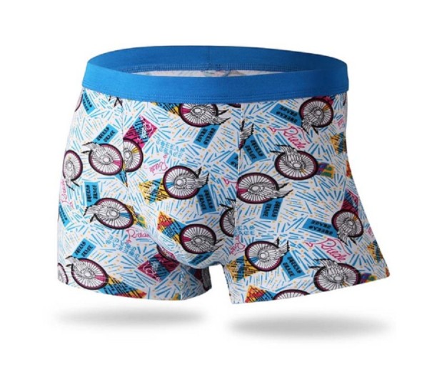 Herren-Boxershorts A6 blau M