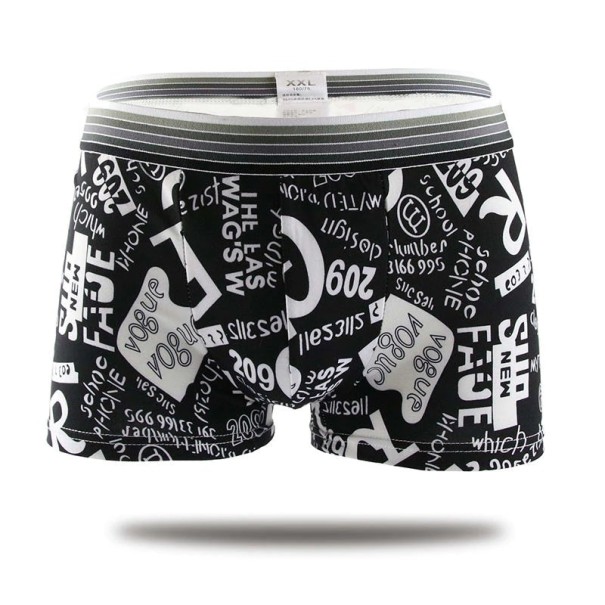 Herren-Boxershorts mit A7-Aufdruck M 4