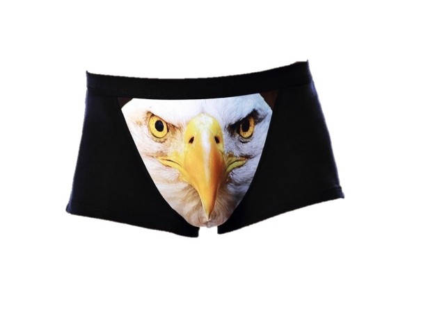 Herren-Boxershorts mit Adler J2637 schwarz XS