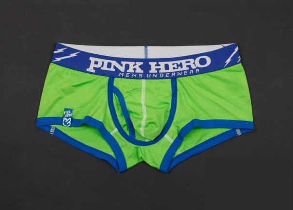 Herren-Boxershorts mit Teufelsaufdruck grün L