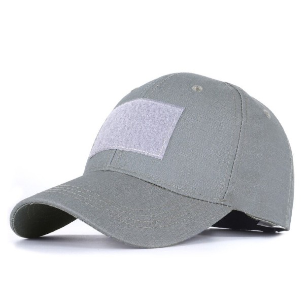 Herren-Cap mit Klettverschluss T28 grau