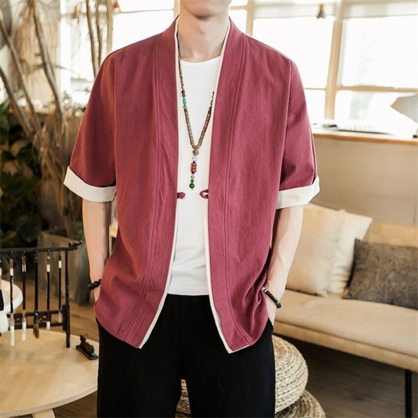 Herren-Cardigan A1924 rot XL