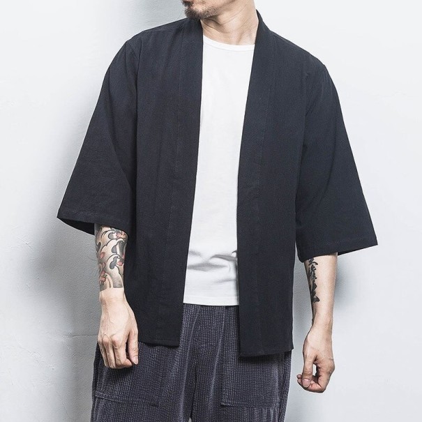 Herren-Cardigan A1929 schwarz XXS 2