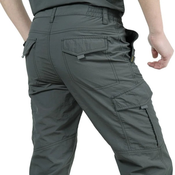 Herren Casual Leichte Militär Lange Hose Wasserdicht Schnell Trocknend Taktische Atmungsaktive Hose Outdoor Wanderarbeitshose grau XL