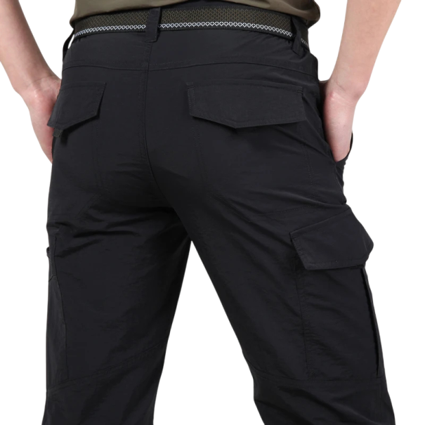 Herren Casual Leichte Militär Lange Hose Wasserdicht Schnell Trocknend Taktische Atmungsaktive Hose Outdoor Wanderarbeitshose schwarz M