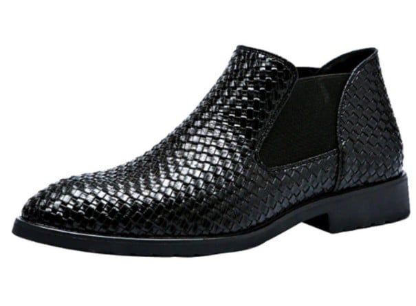 Herren-Chelsea-Stiefel A1848 schwarz 38