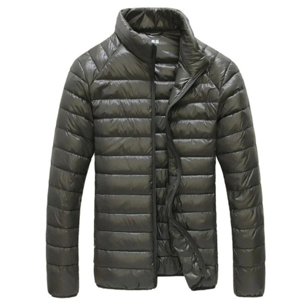 Herren-Daunenjacke A1809 armeegrün XL