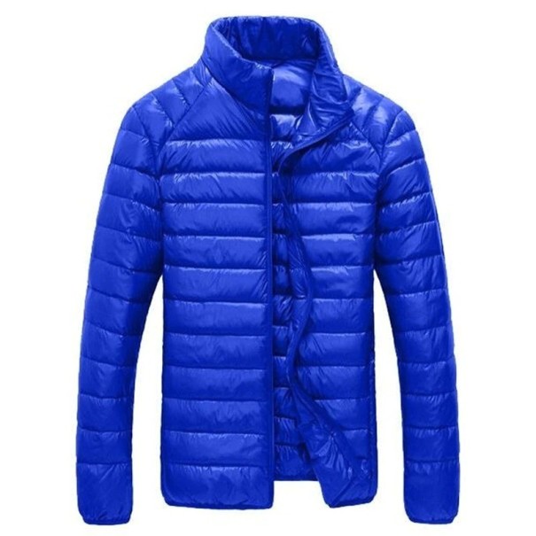 Herren-Daunenjacke A1809 blau M