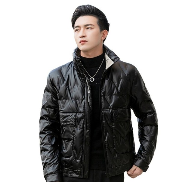 Herren-Daunenjacke F1304 schwarz XS
