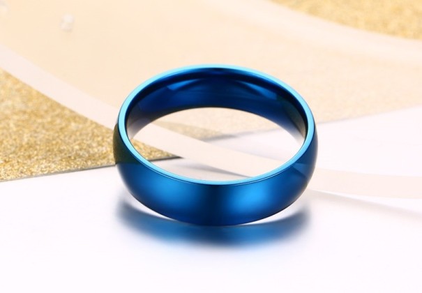 Herren-Ehering J2232 blau 6