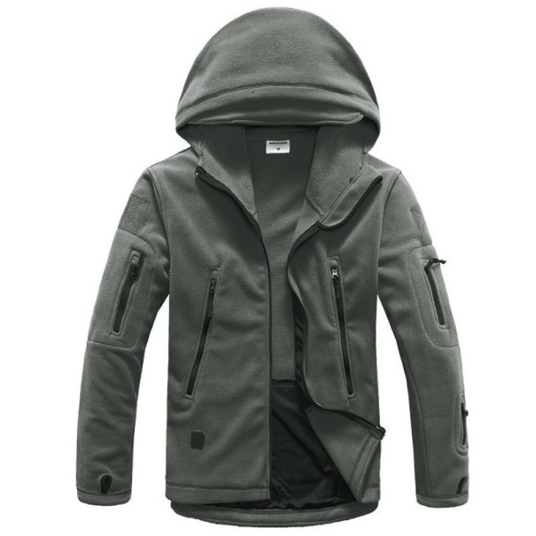 Herren-Fleecejacke A1822 grau XXL