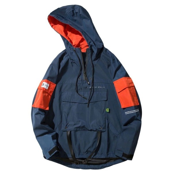 Herren-Frühlings-/Herbstjacke A1862 dunkelblau L