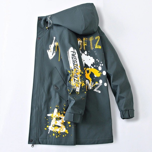 Herren-Frühlings-/Herbstjacke A3012 dunkelgrün S