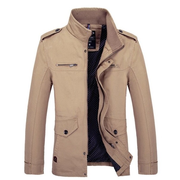 Herren-Frühlingsjacke S100 khaki M