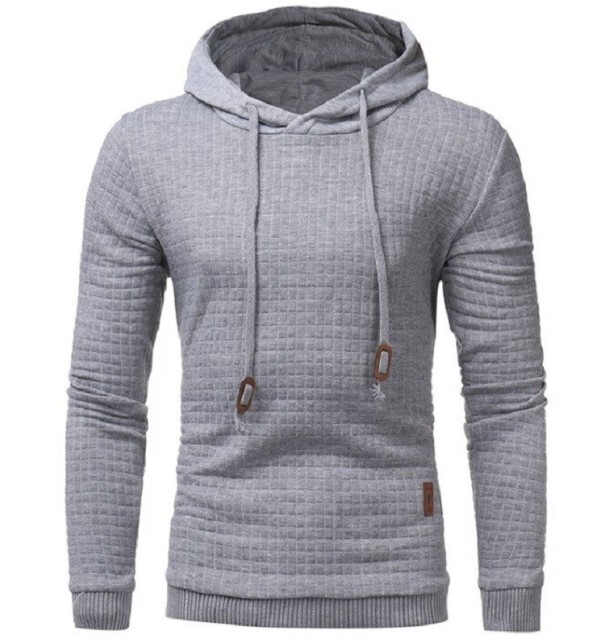 Herren-Hoodie F8 hellgrau XXL