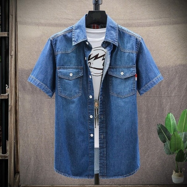 Herren-Jeanshemd F562 XS 6
