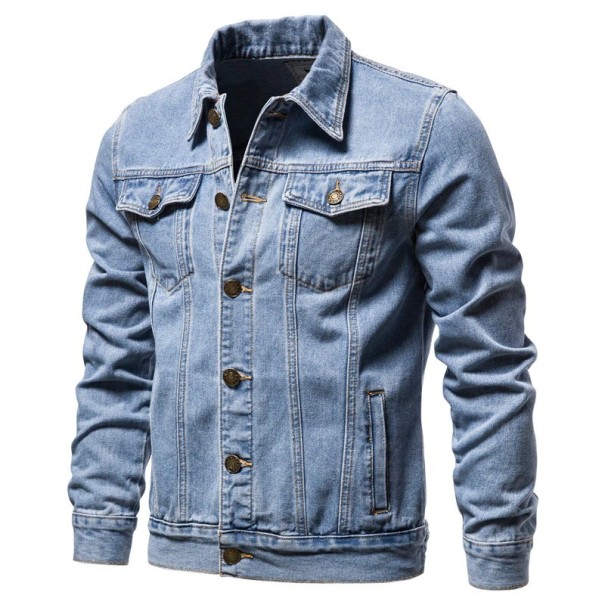 Herren-Jeansjacke S42 blau XXS