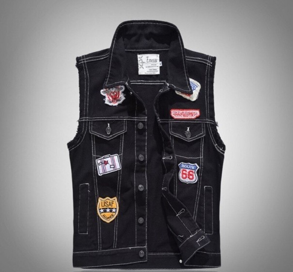 Herren-Jeansweste F1284 S 7