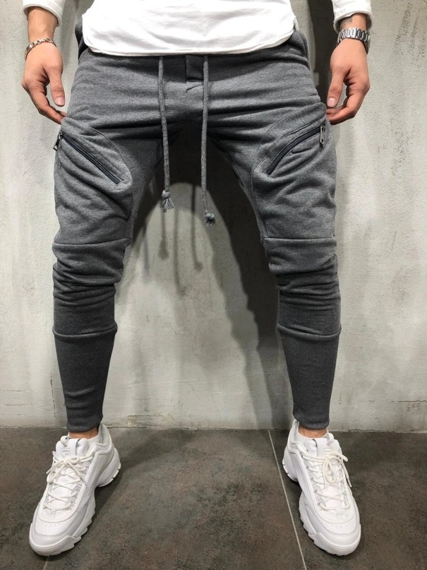 Herren-Jogginghose F1574 grau S