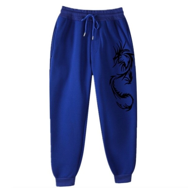 Herren-Jogginghose mit Drachen F1620 blau XL