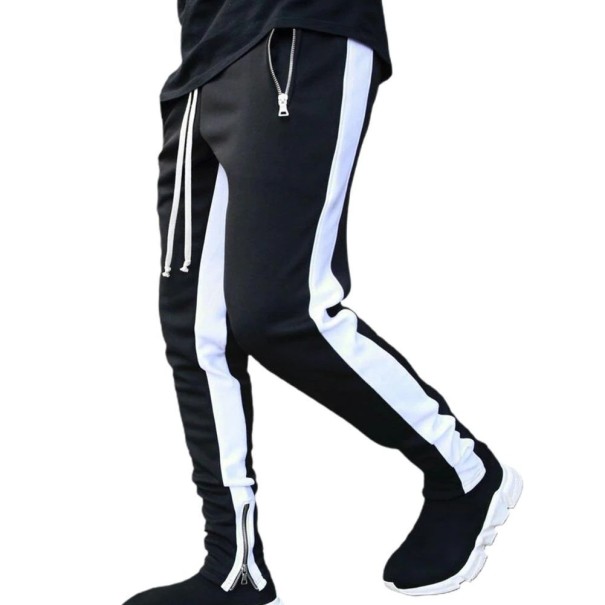 Herren-Jogginghose mit Streifen F1723 L 1