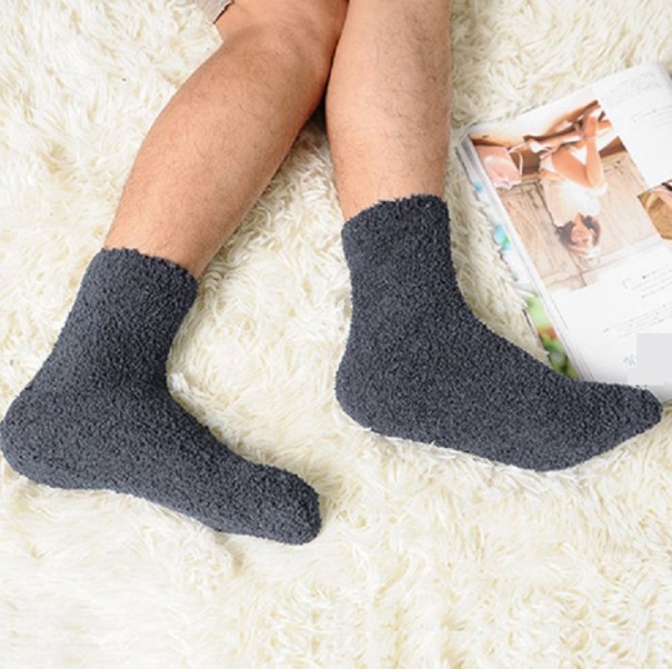 Herren-Kaschmirsocken dunkelgrau