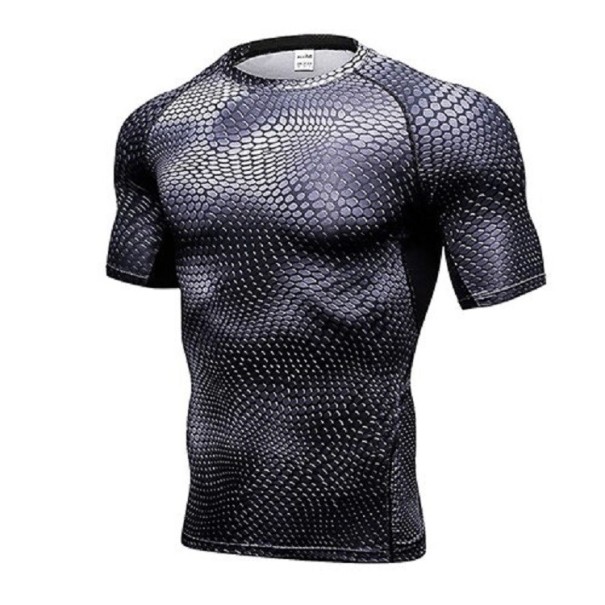 Herren-Kompressionsshirt F1758 dunkelgrau S 1