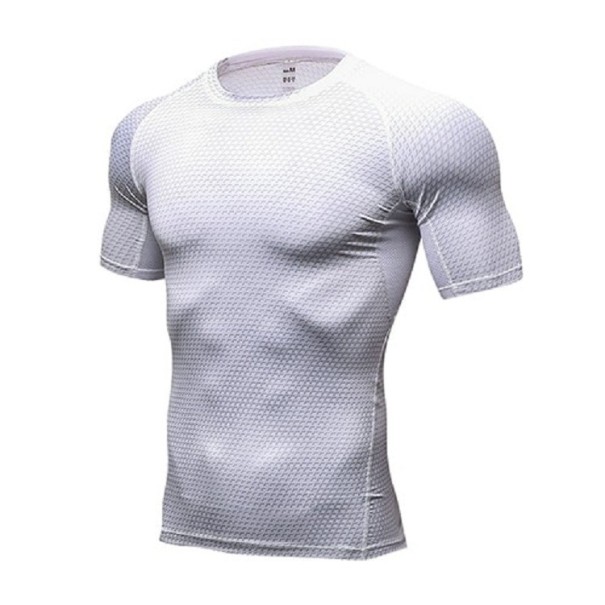 Herren-Kompressionsshirt F1758 weiß XS 1