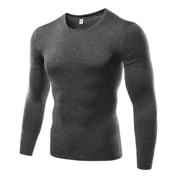 Herren-Kompressionsshirt F1766 dunkelgrau XL