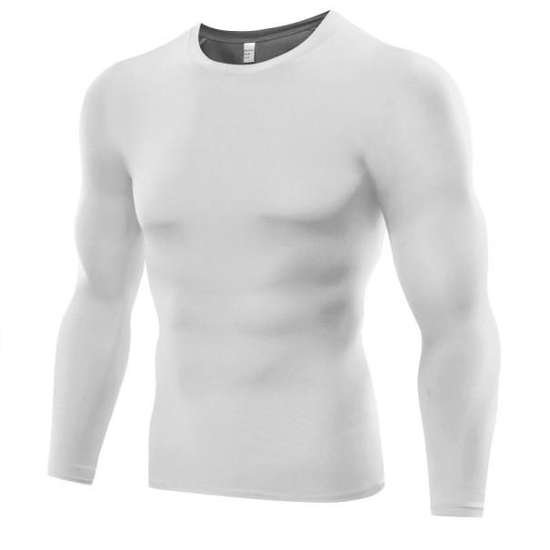 Herren-Kompressionsshirt F1766 weiß XL
