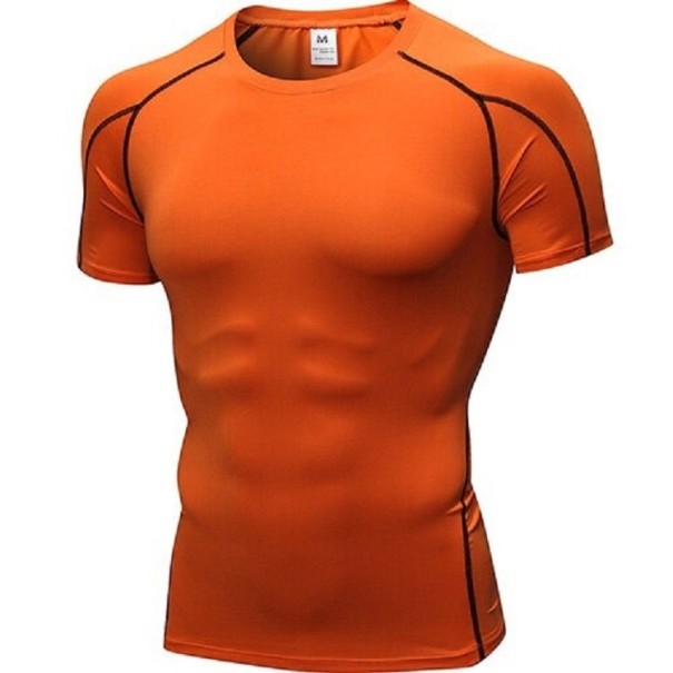 Herren-Kompressionsshirt F1775 orange XL