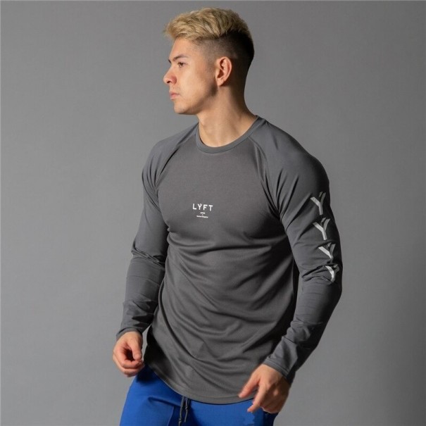 Herren-Kompressionsshirt F1792 grau L