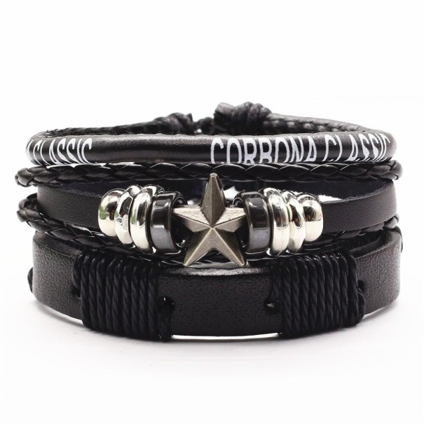 Herren-Lederarmband 3-tlg 7