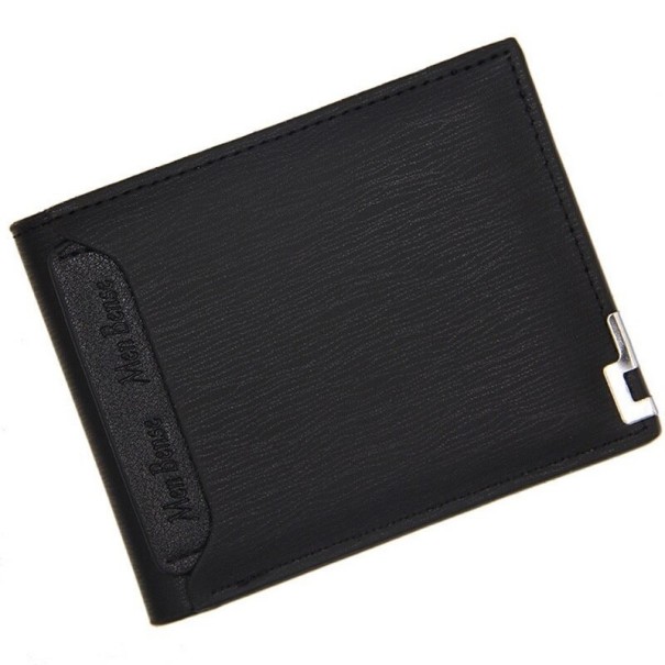 Herren-Lederbrieftasche M457 schwarz