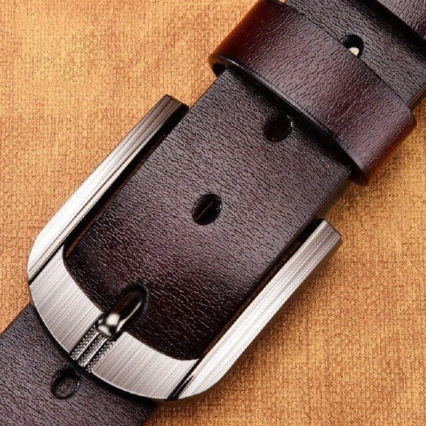Herren-Ledergürtel L271 kaffee 105 cm 3