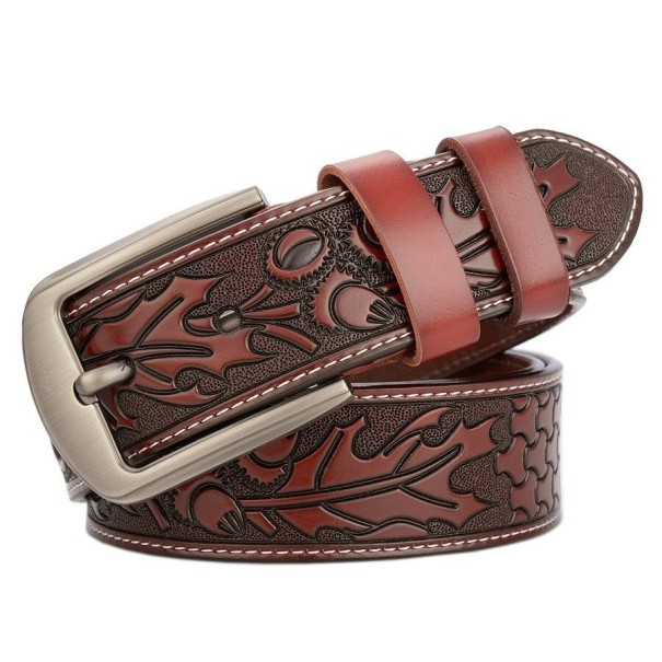 Herren-Ledergürtel L321 110 cm 12