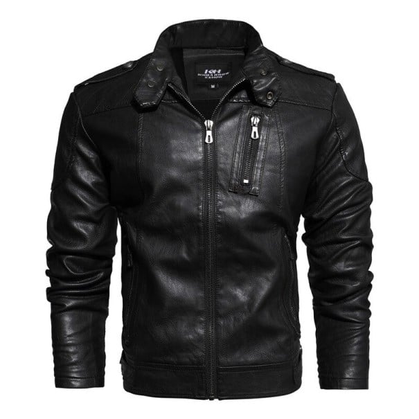 Herren-Lederjacke F1058 schwarz XS 1