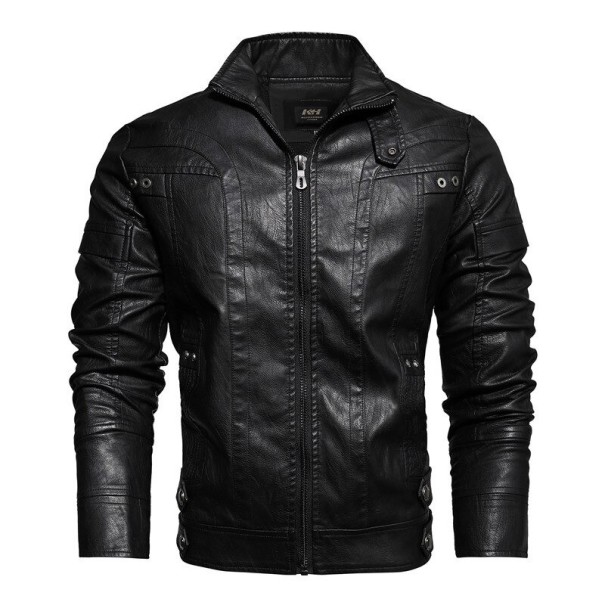Herren-Lederjacke F1058 schwarz XXS 3