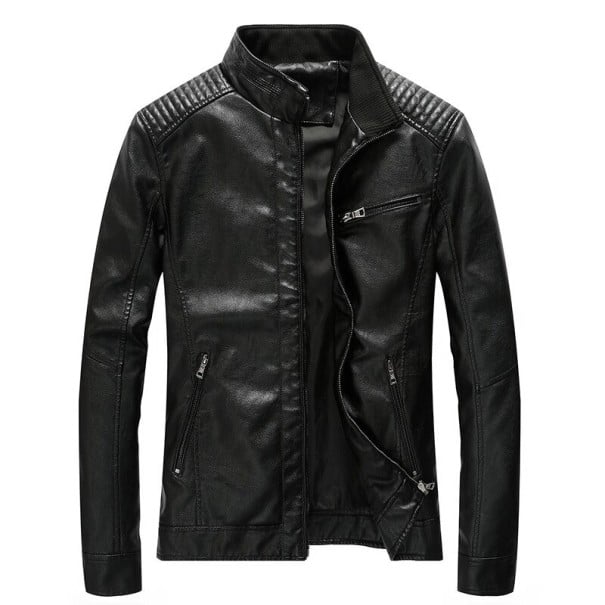 Herren-Lederjacke F1091 schwarz XS
