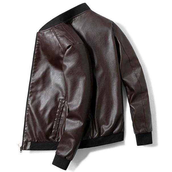 Herren-Lederjacke F1206 kaffee XS