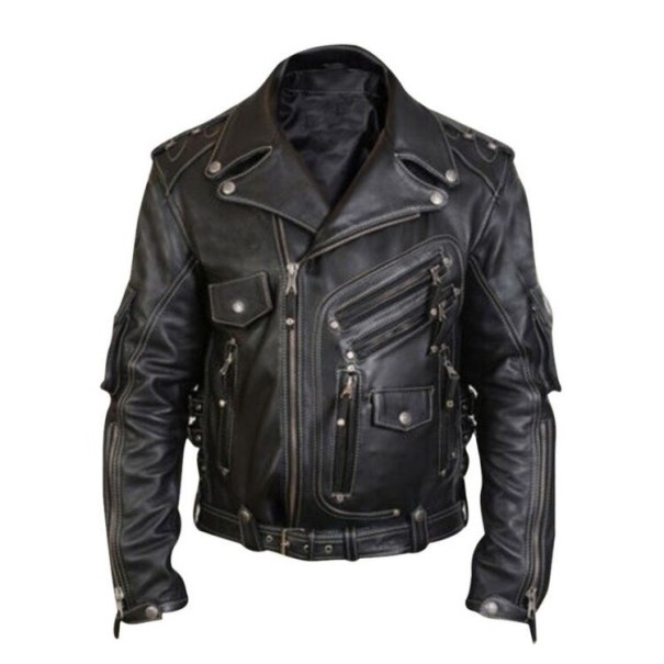 Herren-Lederjacke F341 XXL