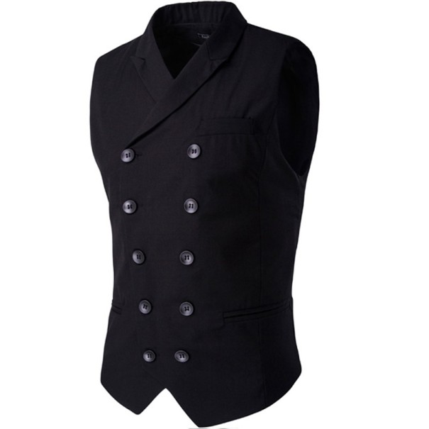 Herren-Luxusweste J2077 schwarz 3XL