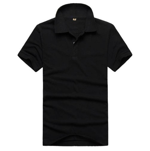 Herren-Poloshirt – Schwarz M