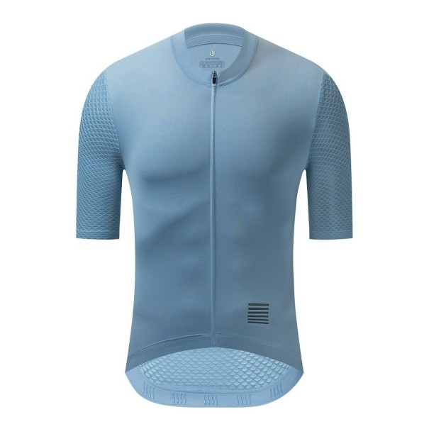 Herren-Radtrikot hellblau XL