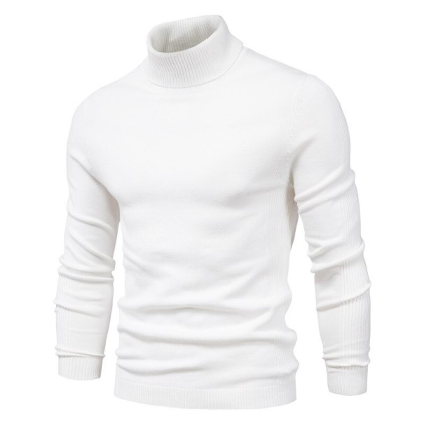 Herren-Rollkragenpullover F171 weiß M