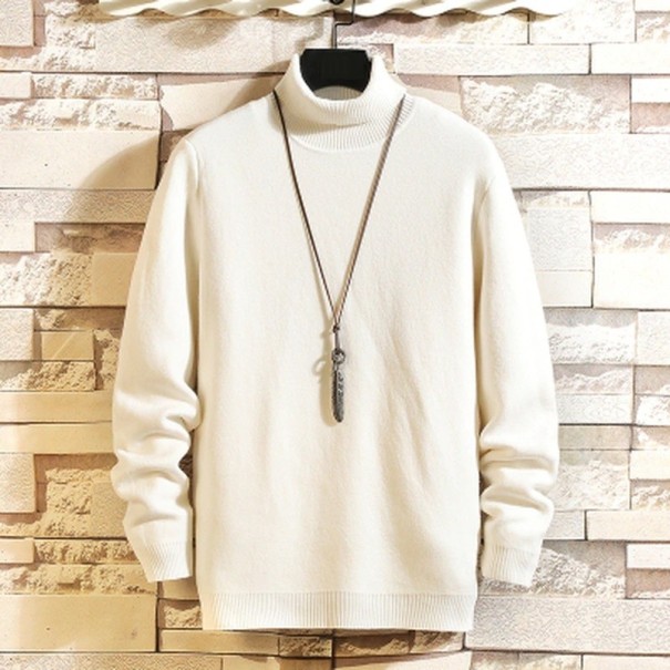 Herren-Rollkragenpullover F195 weiß XL