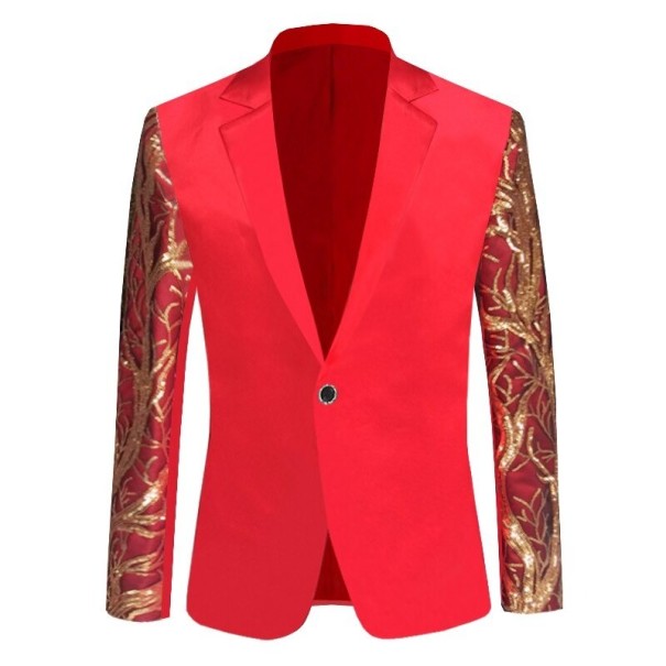 Herren-Sakko F319 rot XS 2