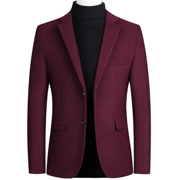 Herren-Sakko F329 weinrot S